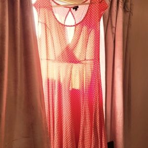 Torrid polka-dot swing dress